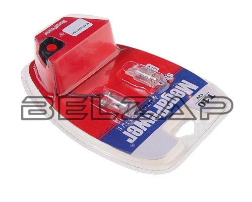 Лампа светодиодная 12V W5W T10 W2.1x9.5d 6000K 3 LED с тестером блистер (2шт.) MEGAPOWER, арт. 10103W-2блт