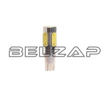 Лампа светодиодная 12V W5W T10 W2.1x9.5d 6000K 4, 10113W, MEGAPOWER-AUTOMOTIVE